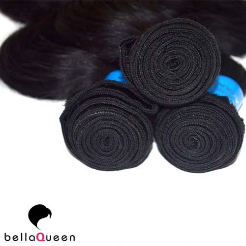 Естественная черная бразильская объемная волна выдвижений человеческих волос девственницы с надкожицей