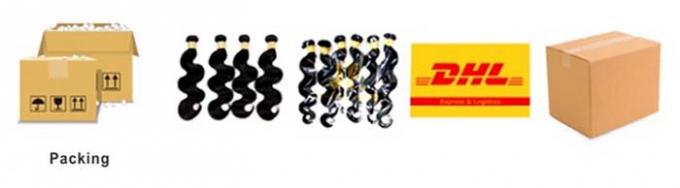 Оплетки вязания крючком Путать-Свободного пара волос 14 дюймов 6A Remy прямые с человеческими волосами