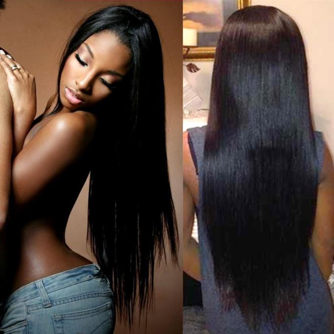 Weave человеческих волос индийского естественного цвета богемский прямой для чернокожих женщин