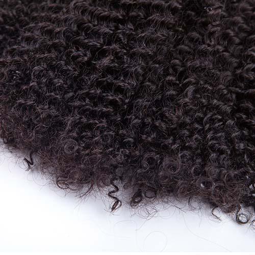 Курчавое Unprocessed Weave волос Remy бирманца девственницы 6A+ естественное черное