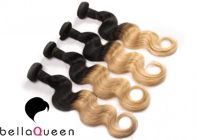 Человеческие волосы 10-32 девственницы объемной волны Ombre бразильские» для чернокожих женщин