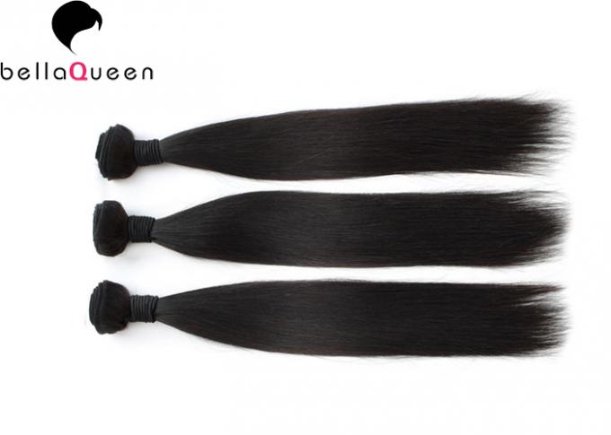 Ранг расширение для чернокожих женщин, прямые человеческие волосы человеческих волос Ремы девственницы 6А