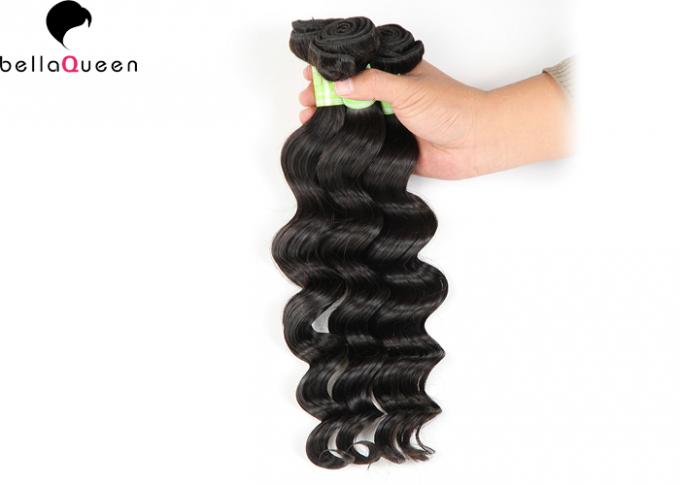 Ранг 8А 3 бразильского пачки утка волос волны человеческих волос девственницы свободно глубокого для девушки