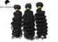 Бразильские человеческие волосы девственницы, естественный черный глубокий уток волос волны 100 граммов поставщик