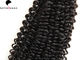 Курчавое расширение человеческих волос Бразилайн волос девственницы ранга 7А черноты Натутрал волны поставщик