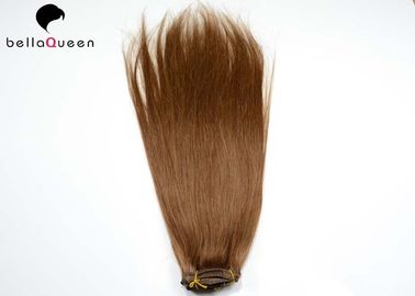 Китай Зажим в выдвижении волос, покрашенные прямые человеческие волосы Remy бразильянина Weave завод