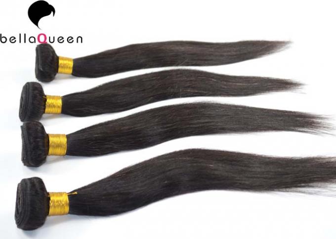 Уток 95-105g человеческих волос мягкий естественный черный прямой путать свободный
