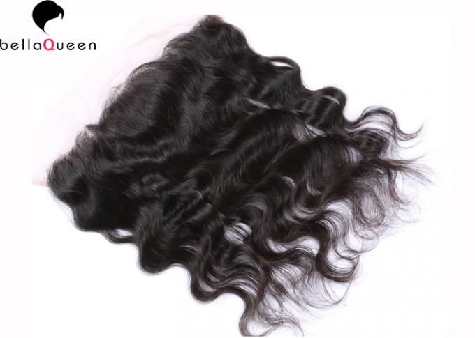 Ранг париков шнурка человеческих волос объемной волны 7А соткать черных волос малайзийских естественный