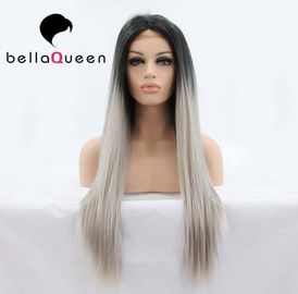 Китай Цвет 1B Ombre/польза девушки париков фронта шнурка человеческих волос мычки теплостойкая поставщик