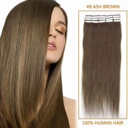 Китай Выдвижение человеческих волос ленты темного Брайна 4# волос Softy Remy шелковистое прямое поставщик